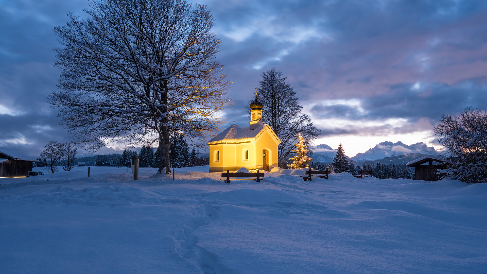 Kapelle im Schnee